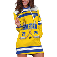 Sweden Ice Hockey Custom Hoodie Dress Go Tre Kronor Champions