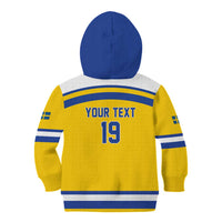 Sweden Ice Hockey Custom Kid Hoodie Go Tre Kronor Champions