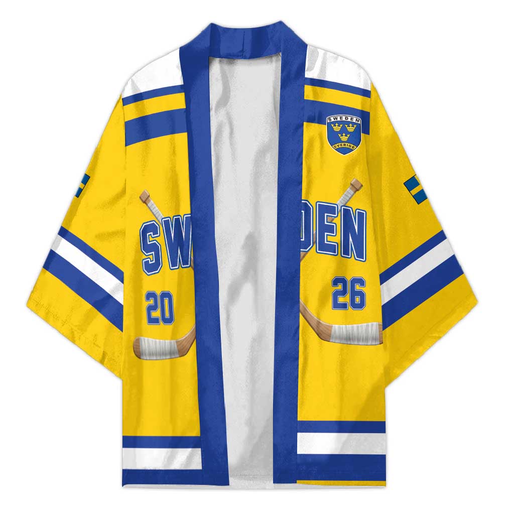 Sweden Ice Hockey Custom Kimono Go Tre Kronor Champions