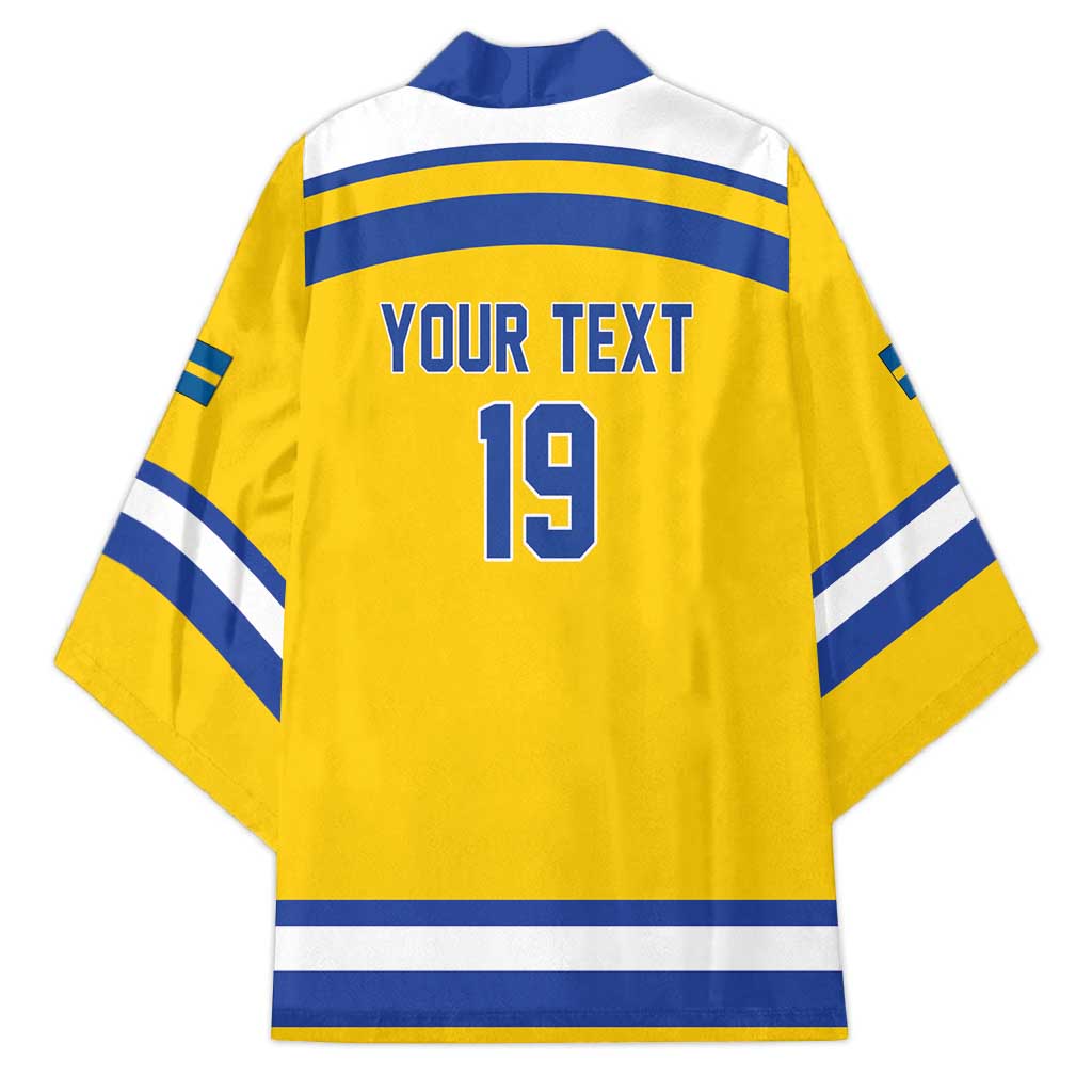Sweden Ice Hockey Custom Kimono Go Tre Kronor Champions