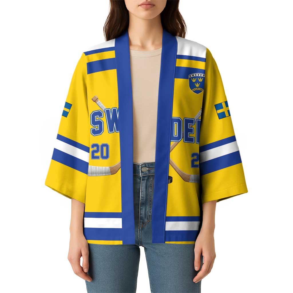 Sweden Ice Hockey Custom Kimono Go Tre Kronor Champions