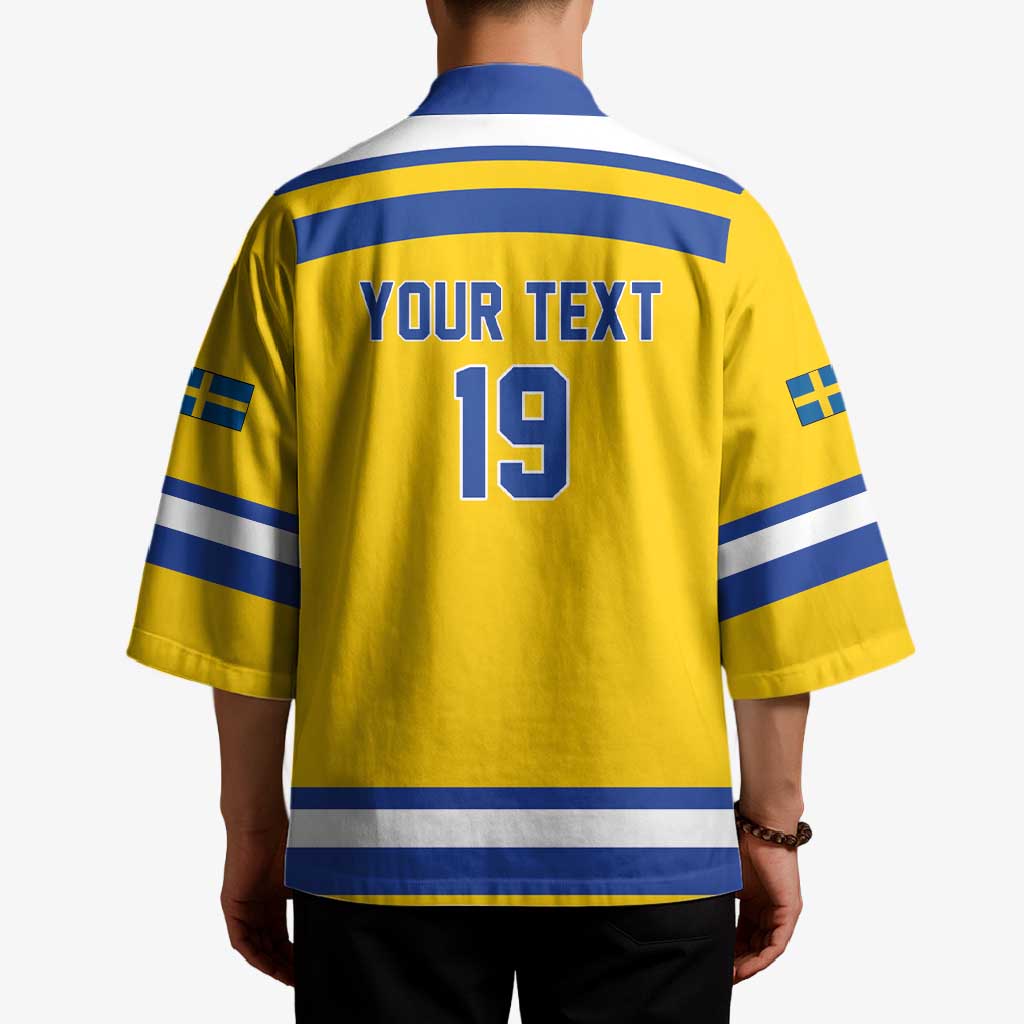 Sweden Ice Hockey Custom Kimono Go Tre Kronor Champions