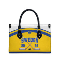Sweden Ice Hockey Leather Bag Go Tre Kronor Champions