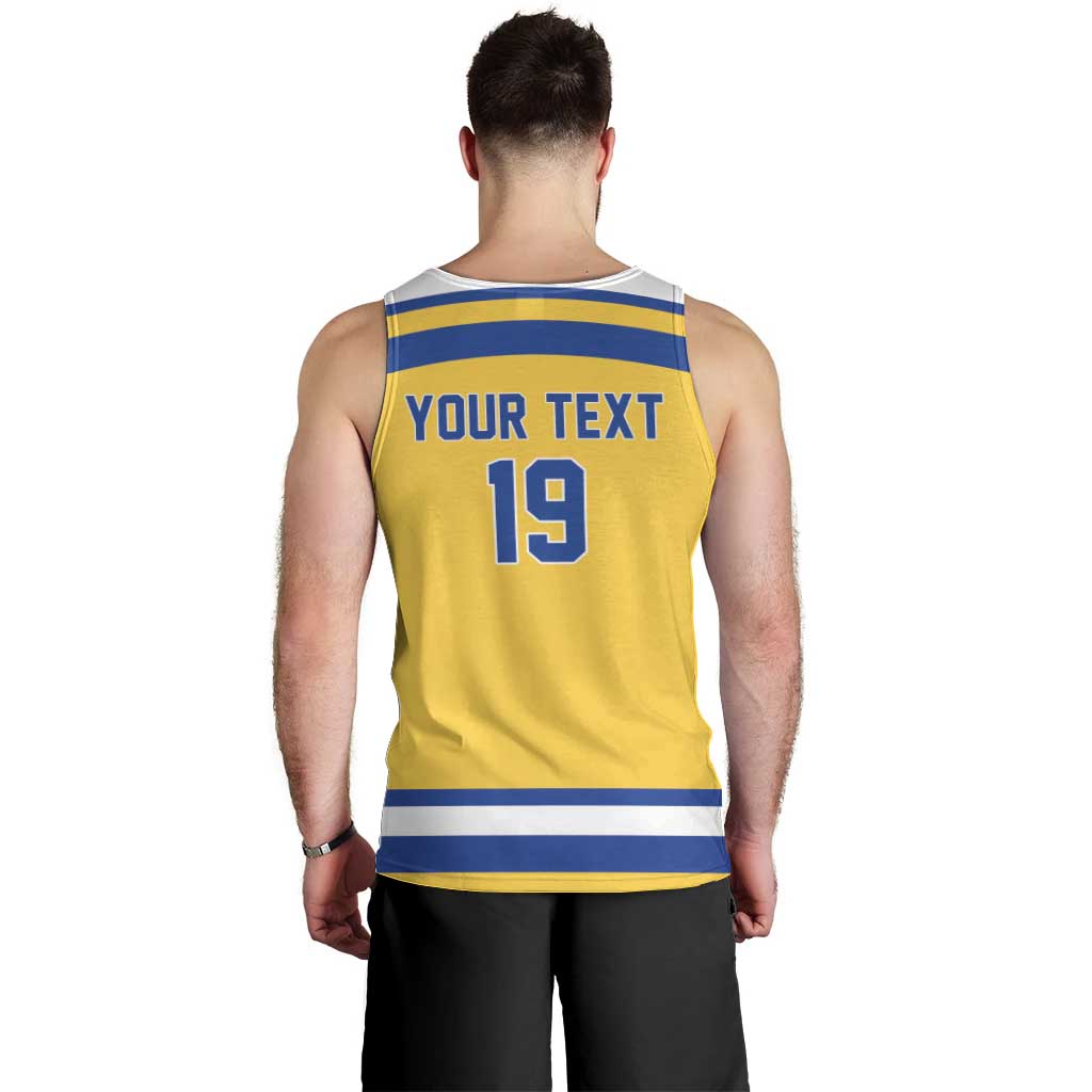 Sweden Ice Hockey Custom Men Tank Top Go Tre Kronor Champions