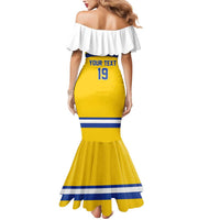 Sweden Ice Hockey Custom Mermaid Dress Go Tre Kronor Champions