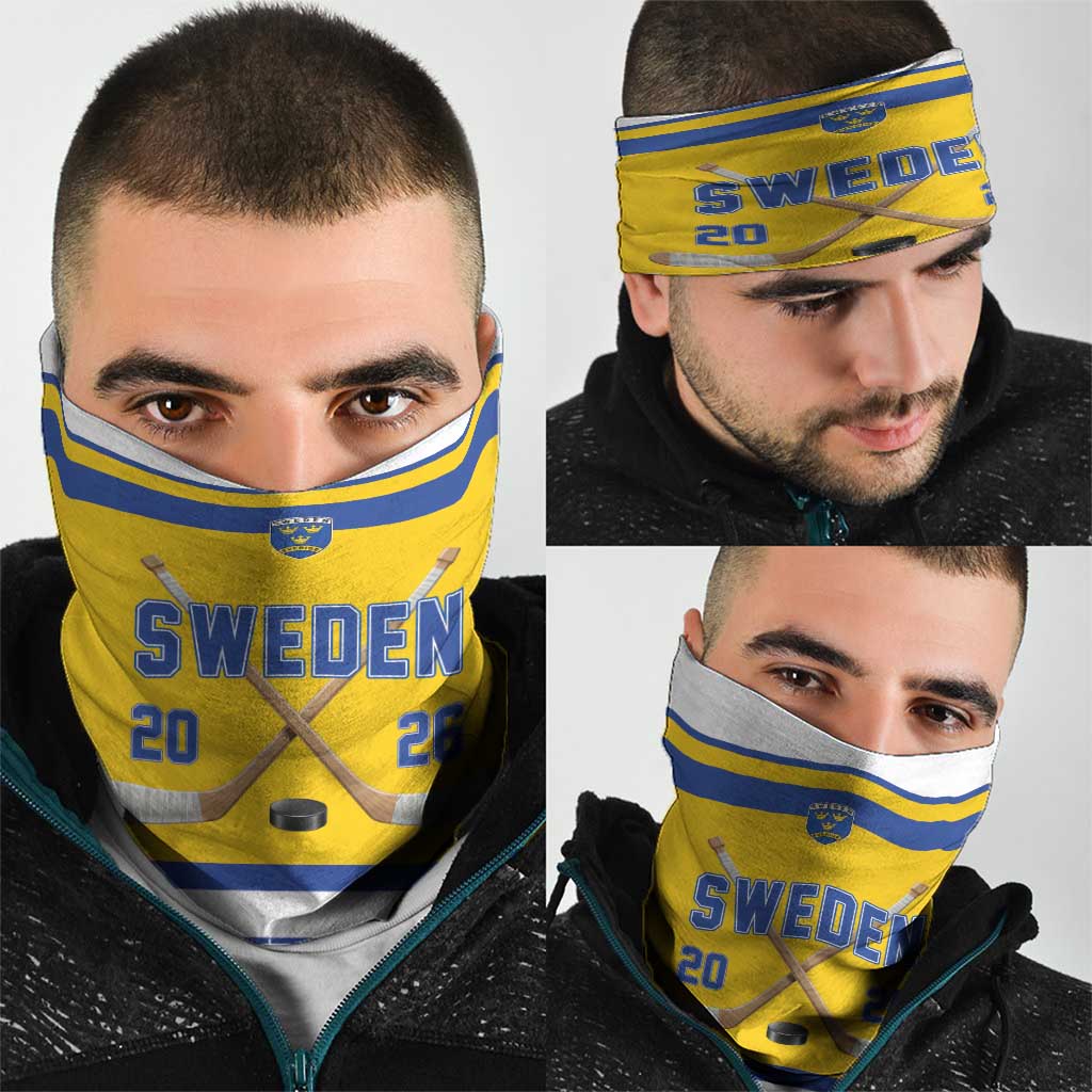 Sweden Ice Hockey Neck Gaiter Go Tre Kronor Champions