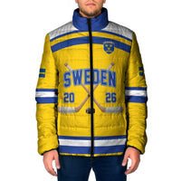 Sweden Ice Hockey Custom Padded Jacket Go Tre Kronor Champions