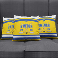 Sweden Ice Hockey Pillow Cover Go Tre Kronor Champions