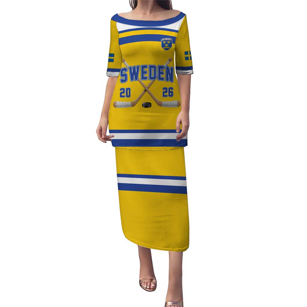 Sweden Ice Hockey Custom Puletasi Go Tre Kronor Champions