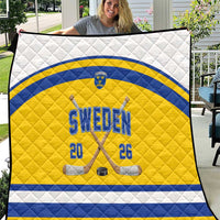 Sweden Ice Hockey Quilt Go Tre Kronor Champions