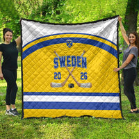 Sweden Ice Hockey Quilt Go Tre Kronor Champions