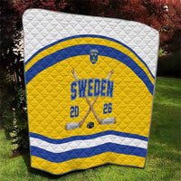 Sweden Ice Hockey Quilt Go Tre Kronor Champions