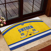 Sweden Ice Hockey Rubber Doormat Go Tre Kronor Champions