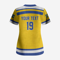 Sweden Ice Hockey Custom Scrub Top Go Tre Kronor Champions
