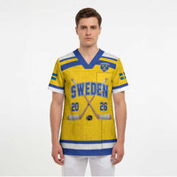 Sweden Ice Hockey Custom Scrub Top Go Tre Kronor Champions