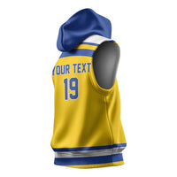 Sweden Ice Hockey Custom Sleeveless Hoodie Go Tre Kronor Champions