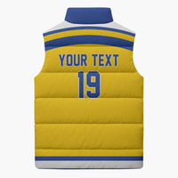 Sweden Ice Hockey Custom Sleeveless Puffer Jacket Go Tre Kronor Champions