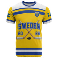 Sweden Ice Hockey Custom T Shirt Go Tre Kronor Champions