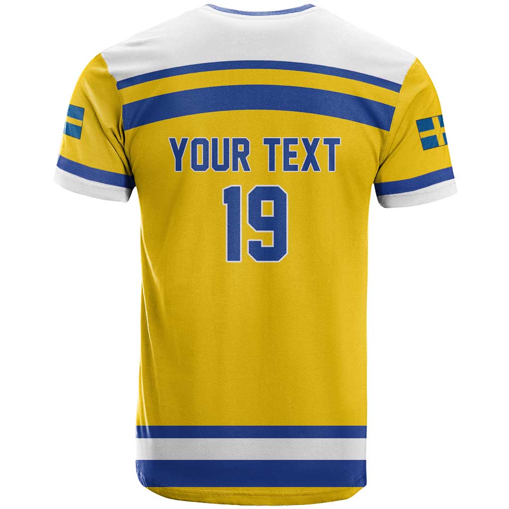 Sweden Ice Hockey Custom T Shirt Go Tre Kronor Champions