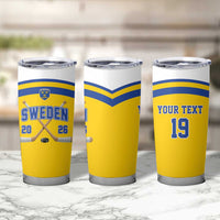 Sweden Ice Hockey Custom Tumbler Cup Go Tre Kronor Champions