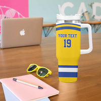 Sweden Ice Hockey Custom Tumbler With Handle Go Tre Kronor Champions
