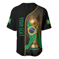 Personalized Brazil Football 2026 Baseball Jersey Trophy Flag Pride Art