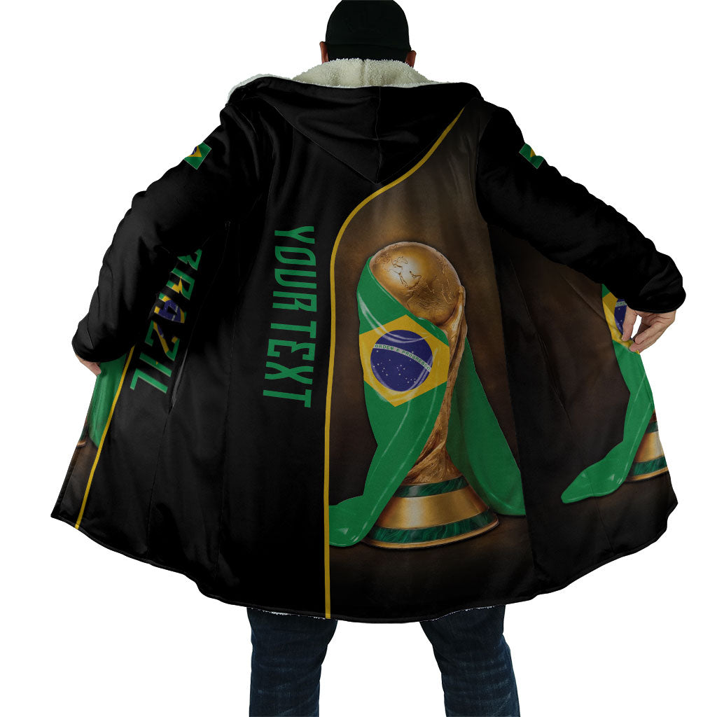 Personalized Brazil Football 2026 Cloak Trophy Flag Pride Art