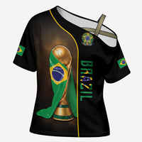 Personalized Brazil Football 2026 Cross Shoulder Shirt Trophy Flag Pride Art