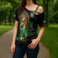 Personalized Brazil Football 2026 Cross Shoulder Shirt Trophy Flag Pride Art