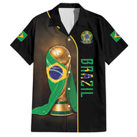 Personalized Brazil Football 2026 Hawaiian Shirt Trophy Flag Pride Art