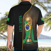Personalized Brazil Football 2026 Hawaiian Shirt Trophy Flag Pride Art