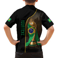Personalized Brazil Football 2026 Hawaiian Shirt Trophy Flag Pride Art