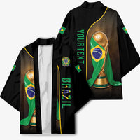 Personalized Brazil Football 2026 Kimono Trophy Flag Pride Art