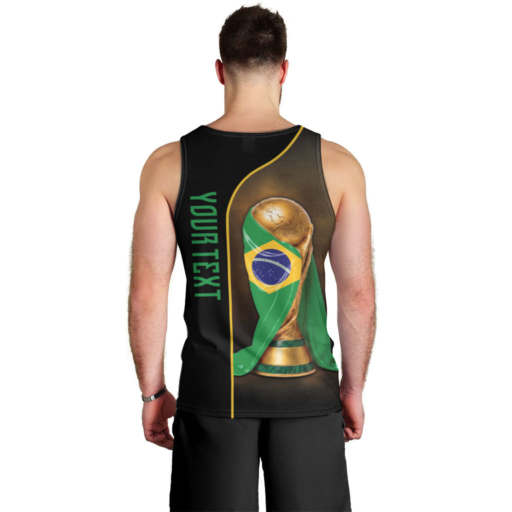 Personalized Brazil Football 2026 Men Tank Top Trophy Flag Pride Art