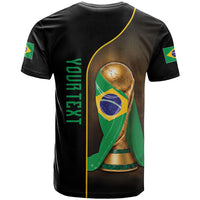 Personalized Brazil Football 2026 T Shirt Trophy Flag Pride Art