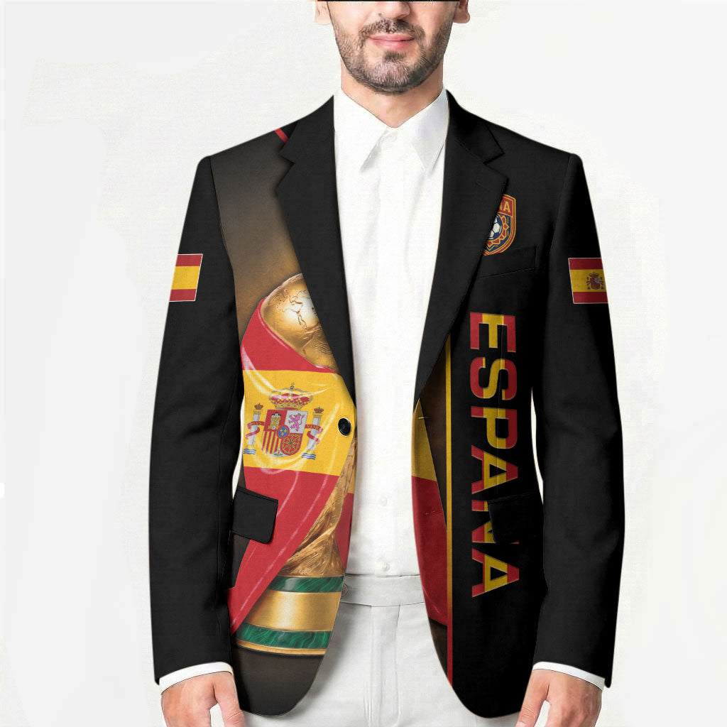 Personalized Spain Football 2026 Blazer Trophy Flag Pride Art