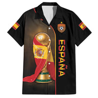 Personalized Spain Football 2026 Hawaiian Shirt Trophy Flag Pride Art