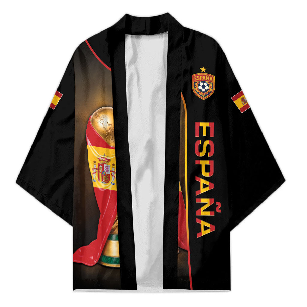 Personalized Spain Football 2026 Kimono Trophy Flag Pride Art
