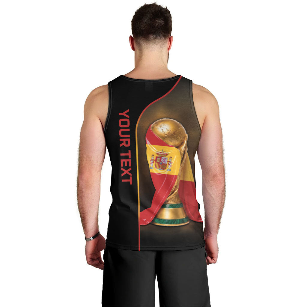 Personalized Spain Football 2026 Men Tank Top Trophy Flag Pride Art