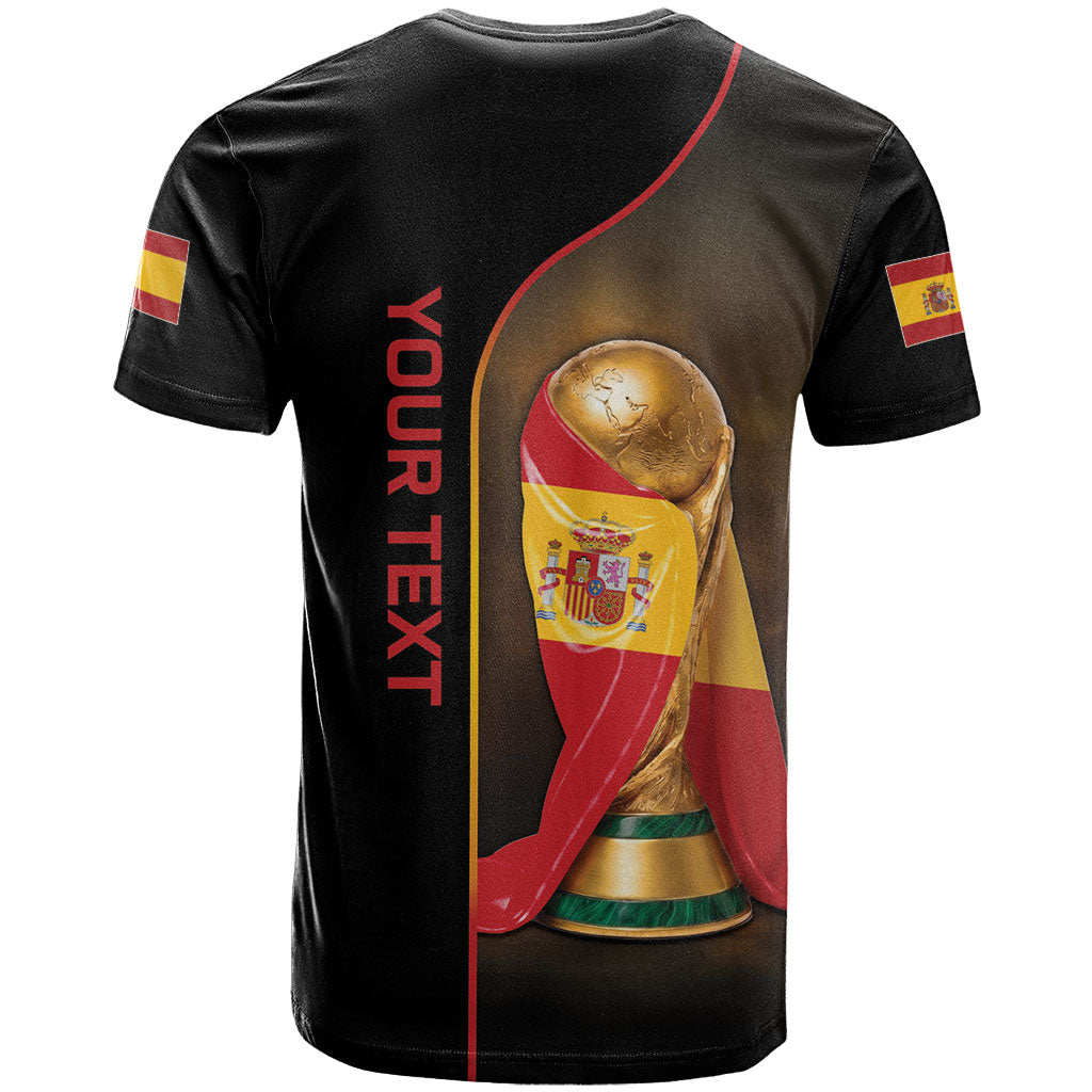 Personalized Spain Football 2026 T Shirt Trophy Flag Pride Art