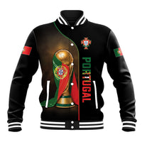 Personalized Portugal Football 2026 Baseball Jacket Trophy Flag Pride Art