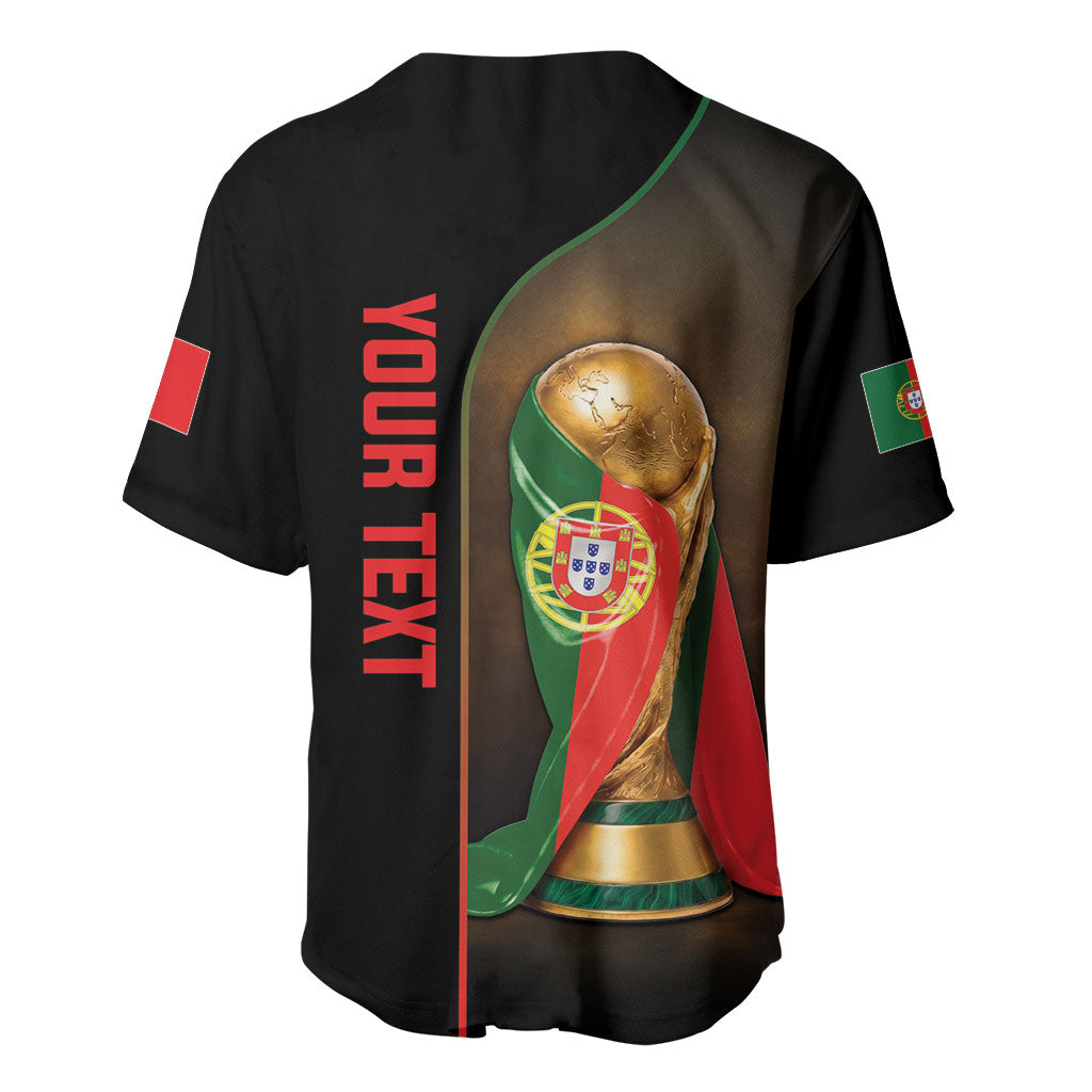 Personalized Portugal Football 2026 Baseball Jersey Trophy Flag Pride Art