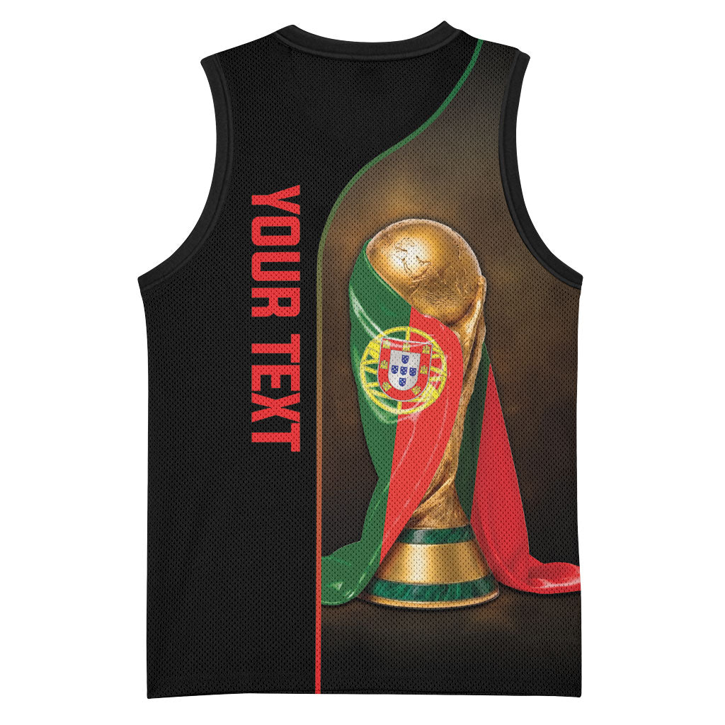 Personalized Portugal Football 2026 Basketball Jersey Trophy Flag Pride Art