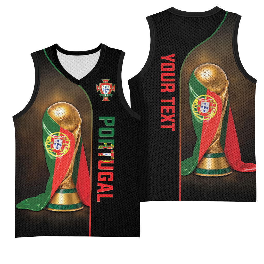 Personalized Portugal Football 2026 Basketball Jersey Trophy Flag Pride Art