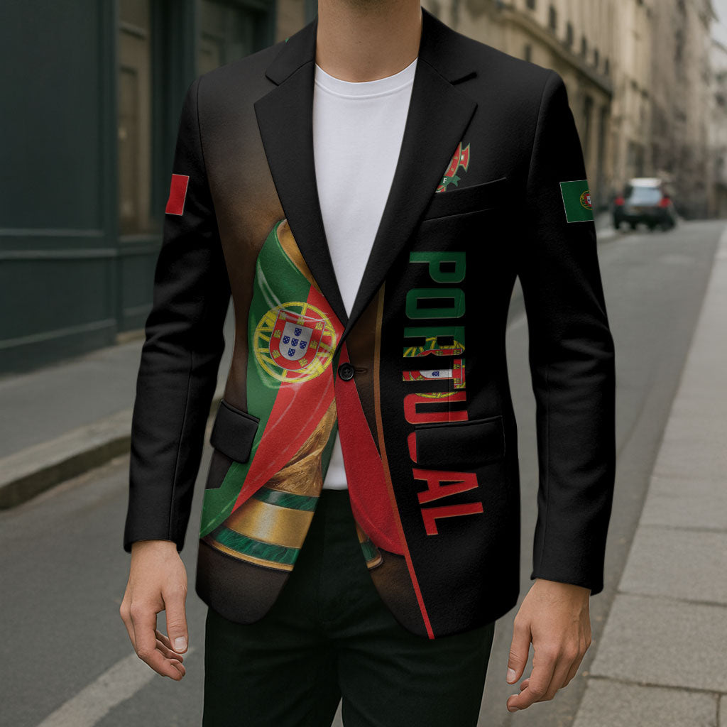 Personalized Portugal Football 2026 Blazer Trophy Flag Pride Art
