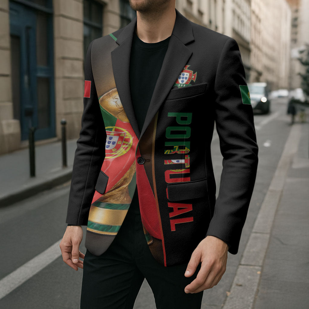 Personalized Portugal Football 2026 Blazer Trophy Flag Pride Art
