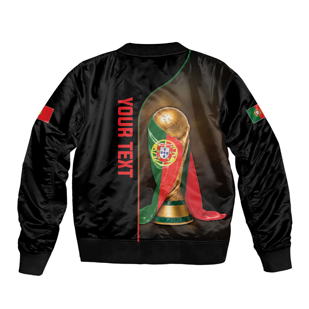 Personalized Portugal Football 2026 Bomber Jacket Trophy Flag Pride Art