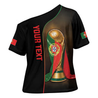 Personalized Portugal Football 2026 Cross Shoulder Shirt Trophy Flag Pride Art