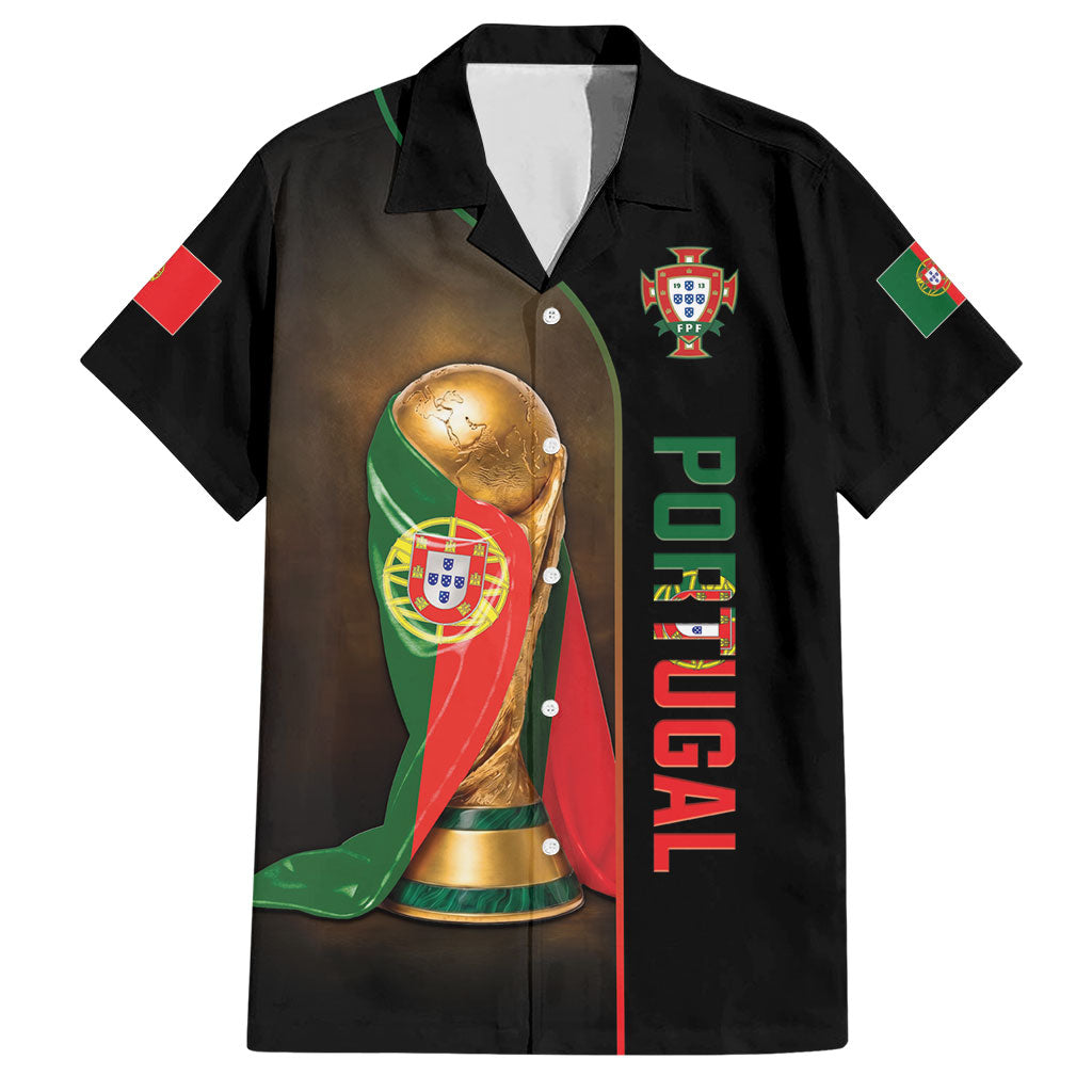 Personalized Portugal Football 2026 Hawaiian Shirt Trophy Flag Pride Art