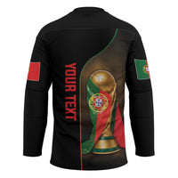 Personalized Portugal Football 2026 Hockey Jersey Trophy Flag Pride Art